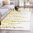 thumbnail image 1 of Sage Green Polka Dots 3'x5' Washable Rug, Vintage Abstract Art Watercolor Non-Slip Area Rugs for Entryway Kitchen Classroom, StainResistant Dorm Throw Carpet, Low Pile Soft Indoor Floor Mat, 1 of 9