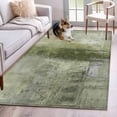 thumbnail image 1 of Sage Green Runner Rug 2.7x5 FT,Non Slip Entryway Carpet,Retro Oil Painting Modern Abstract Art Aesthetics Washable Soft Floor Carpet Entrance Mat Throw Rug for Hallway Laundry Room Bedside, 1 of 9