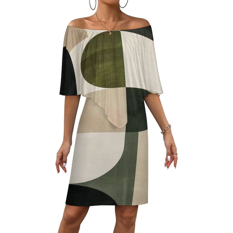 slim fit dress slacks Semi-Formal Sage Green Dress for Wedding Guest main image 0