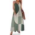 thumbnail image 1 of Sage Green Sleeveless Dress Loose Women's Dress Dresses Luxury Evening Dresses, 1 of 9