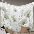 thumbnail image 1 of Sage Green Spring Floral Tapestry for Bedroom Wall Hanging Tapestry,Summer Botanical Watercolor Vintage Ceiling Backdrop Tapestries Poster Blanket Wall Decor for Teens Room Living Room Dorm 39" x 59", 1 of 8