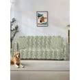 thumbnail image 1 of Sage Green Spring Leaves Couch Cover for Dogs, Pastoral Botanical Striped Flowers Washable Sofa Covers Slipcover for Pets Dogs Futon Cover, Couch Recliner Covers, Oversized Chair Slipcover 71"x91", 1 of 9