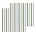 thumbnail image 1 of Sage Green Stripe Kitchen Dish Towels for Drying Dishes Set of 2, Geometric Grey White Vertical Striped Waffle Weave Microfiber Hand Tea Bathroom Towels Quick Dry & Absorbent Towel 12x12, 1 of 7