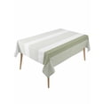 thumbnail image 1 of Sage Green Stripe Table Cloth, Modern Rustic Horizontal Green Striped Waterproof Tablecloth for Rectangle Tables, Reusable Washable Fabric Table Cover for Restaurant Kitchen Dining Tables 60"x120", 1 of 6