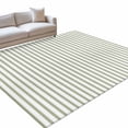 thumbnail image 1 of Sage Green Striped Area Rugs 6x9ft Modern Stripes Farmhouse Rustic Simple Floor Rug&nbsp;Non Slip Low Pile Ultra Soft Throw Carpet for Entryway Indoor Entrance Kitchen Bathroom, 1 of 9