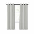 thumbnail image 1 of Sage Green Striped Blackout Curtains 84 Inches Long for Bedroom, Sage Green White Stripes Farmhouse Thermal Insulated Room Darkening Black Out Window Curtain Panels Grommet Drapes for Living Room, 1 of 8