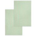 thumbnail image 1 of Sage Green Striped Kitchen Dish Towels for Drying Dishes Set of 2, Modern Simple Farmhouse Beige Waffle Weave Microfiber Hand Tea Bathroom Towels Quick Dry & Absorbent Towel 15.7x23.6, 1 of 7