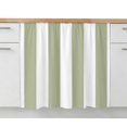 thumbnail image 1 of Sage Green Striped Oven Skirt Curtain for Kitchen Decor 28"x35", Vertical Stripe Boho Minimalist Country Self Adhesive Stove Curtains Skirt Cabinet Curtains for Bathroom Laundry Room, 1 of 8