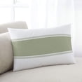 thumbnail image 1 of Sage Green Striped Small Pillow Covers, Modern Geometric Abstract Art Soft Breathable Throw Pillow Cases with Invisible Zipper, Decorative Pillowcase Pillows Protectors for Sofa Bed Chair 12"x20", 1 of 9