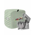thumbnail image 1 of Sage Green Striped Stand Mixer Dust Cover with Storage Pocket & Handles, Modern Simple Farmhouse Beige Fits All Tilt Head & Bowl Lift Kitchen Appliance Cover Organizer Bag Accessories, 4.5-5 Quart, 1 of 6