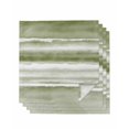 thumbnail image 1 of Sage Green Stripes Cloth Napkins Set of 4 Reusable Dinner Napkins, Watercolor Gradient Abstract Striped Cocktail Napkin Washable Table Napkins for Wedding/Holiday Party/Baby Shower 20"x20", 1 of 7