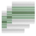 thumbnail image 1 of Sage Green Stripes Kitchen Dish Towels for Drying Dishes Set of 3, Modern Spring Abstract Striped Waffle Weave Microfiber Hand Tea Bathroom Towels Quick Dry & Absorbent Towel 12x12, 1 of 7