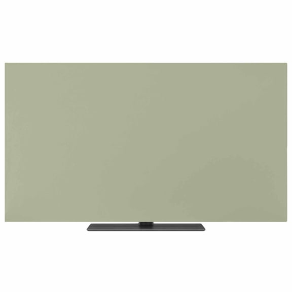 Sage Green TV Dust Cover, Stretchable TV Screen Desktop Computer Protector Cover, Farmhouse Sage Green Decor Television Dustproof Slipcover Indoor Outdoor Decor for 70–75 Inch Flat or Curved TVs