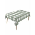 thumbnail image 1 of Sage Green Table Cloth 54x108 Inch Rectangle, Buffalo Plaid Waterproof Tablecloth Washable Table Cover for Party Picnic Dinner Decor, 1 of 9