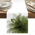thumbnail image 1 of Sage Green Table Runner - 60 Inch Long, Kitchen Dining Table Runner Dresser Scarves, Boho Modern Floral Abstract Ombre Leaf White Farmhouse Decor for Coffee Tables Wedding Party Banquet, 1 of 8