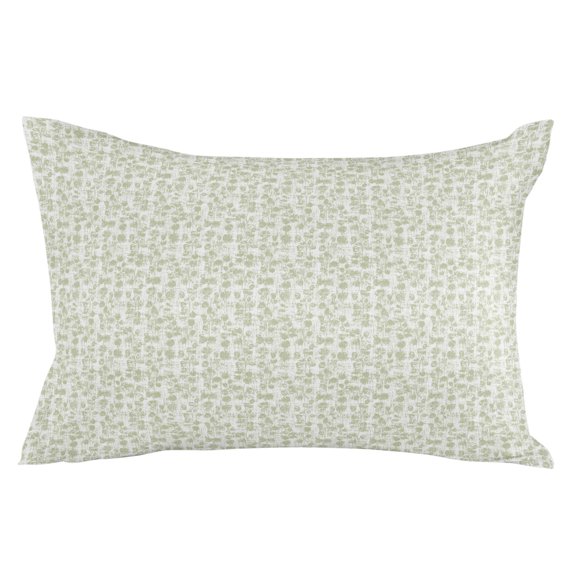 Sage Green Throw Pillow Cover 24 x 36 Inch Decorative Pillow Cover Vintage Rutsic Floral Prints Simple Boho Lumbar Pillowcase Seasonal Rectangle Cushion Case for Couch Sofa Bed Living Room