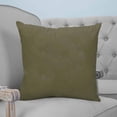 thumbnail image 1 of Sage Green Throw Pillow Covers, Soft Pillowcases with Invisible Zipper, Brown Solid Color Simple Abstract Decorative Square Pillow Cushion Covers for Living Room Couch Sofa Bed 26x26 Inches, 1 of 8