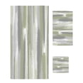thumbnail image 1 of Sage Green Towel Set of 3, Soft Microfiber Bath Towels, Hand Towel, Washcloths, Modern Abstract Grey Striped Art Quick-Dry Absorbent Towels for Bathroom Kitchen Hotel Beach Gym Spa, 1 of 9