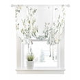 thumbnail image 1 of Sage Green Trees Tie Up Curtains for Window, Thermal Insulated Balloon Shade Adjustable Rod Pocket Curtains Valance Panels for Kitchen Bathroom Cafe 42 x 45 Green Eucalyptus Leaves, 1 of 6