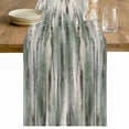 thumbnail image 1 of Sage Green Vintage Table Runner 48 Inches Long Farmhouse Dress Scarves, Stripes Painting Retro Abstract Art Dining Tablerunner for Coffee Table/Kitchen Island/Party Décor, 13" x 48", 1 of 8