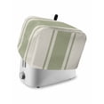 thumbnail image 1 of Sage Green Vintage Toaster Cover 4 Slice, Large Kitchen Appliance Covers, Geometric Stripes Simple Lines Toaster Oven Cover with Loop, Bread Machine Cover Polyester Dust Cover Protection, 1 of 4
