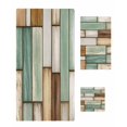 thumbnail image 1 of Sage Green Vintage Towel Set of 3, Soft Microfiber Bath Towels, Hand Towel, Washcloths, Brown Retro Farmhouse Elegant Pastoral Quick-Dry Absorbent Towels for Bathroom Kitchen Hotel Beach Gym Spa, 1 of 7