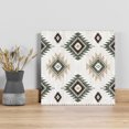 thumbnail image 1 of Sage Green Wall Art Painting on Canvas, Southwest Boho Ethnic Chic Motifs Canvas Art Home Prints Wall Art Framed Modern Artwork for Living Room Bedroom Wall Decor 12x12in, 1 of 9