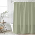 thumbnail image 1 of Sage Green Waterproof Shower Curtain, 48"x72" Washable Polyester Fabric Shower Curtains for Bathroom, Farmhouse Sage Green Decor Decorative Bathtub Curtain Sets with Hooks, 1 of 9