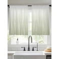 thumbnail image 1 of Sage Green Wave Lines Sheer Curtains 45 Inches Long 2 Panels Gradient Minimalist Abstract Texture Light Filtering Semi Sheer Window Curtains Drapes for Bedroom Living Room 52"x45", 1 of 7