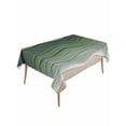 thumbnail image 1 of Sage Green Waves Table Cloth, Rustic Abstract Ombre Stripes Art Waterproof Tablecloth for Rectangle Tables, Reusable Washable Fabric Table Cover for Restaurant Kitchen Dining Tables 54"x108", 1 of 6