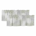 thumbnail image 1 of Sage Green White Curtain Valances for Windows, Kitchen Valance Window Treatments Panel 2 Pack, Abstract Grey Chrysanthemum Flower Rod Pocket Short Curtains for Bathroom Bedroom 60 x 18 Inch, 1 of 8