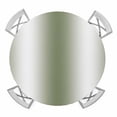 thumbnail image 1 of Sage Green White Ombre Round Fitted Tablecloth with Elastic Edge, Waterproof Table Cloth Table Cover for 45"-54" Tables, Abstract Art Modern Green Gradient Tablecloths for Dining Picnic Outdoor, 1 of 9