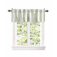thumbnail image 1 of Sage Green White Stripe Modern Minimalist Window Valances for Kitchen,Rod Pocket Valance Privacy Small Curtain,Geometric Lines Window Treatment Drapes for Bedroom Laundry Room Farmhouse 54x18in, 1 of 9