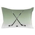 thumbnail image 1 of Sage Green White Throw Pillow Cover 20 x 26 Inch Decorative Pillow Cover Modern Ombre Sports Game Ice Hockey Lumbar Pillowcase Seasonal Rectangle Cushion Case for Couch Sofa Bed Living Room, 1 of 7