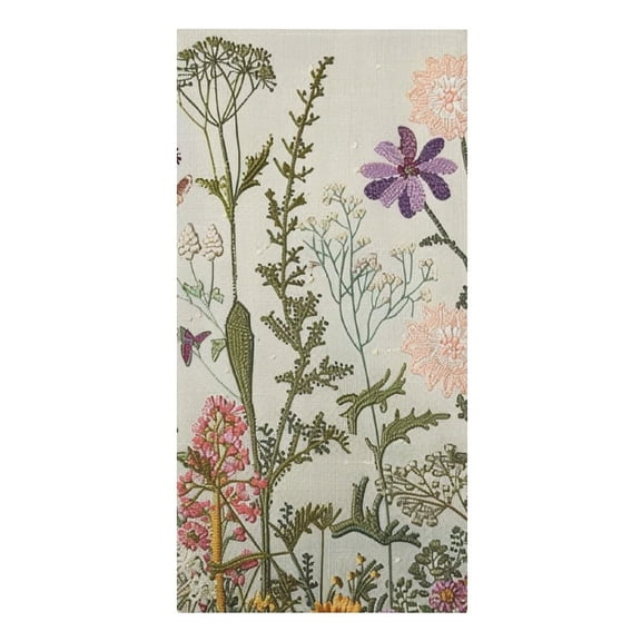 Sage Green Wildflowers Botanical Microfiber Beach Towel Absorbent Compact Towels for Swimming Pool Beach Travel Things for Vacation Essentials Adult Gift,61.430.3Inch