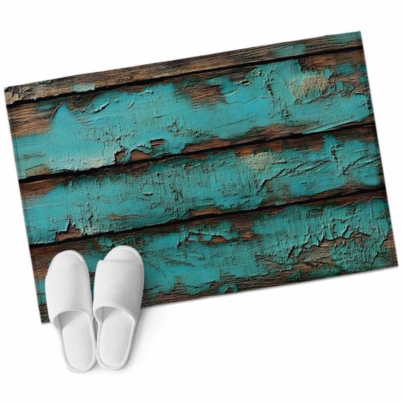 Sage Green Wood Area&nbsp;Rug 2x3ft Retro Wood Stripes Modernism Non-Slip&nbsp;Washable Square&nbsp;Rugs Soft Felt Indoor Floor Mat for Bedroom Kitchen Living Room Bathroom