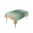 thumbnail image 1 of Sage Green Yellow Ombre Table Cloth, Waterproof Tablecloth for Rectangle Tables, Farmhouse Modern Gradient Art Reusable Washable Fabric Table Cover for Restaurant Kitchen Dining Tables 54"x108", 1 of 9