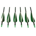 thumbnail image 1 of Sage Premium Recurve Carbon Arrows 31.5" - 35-45lb - 6 Pack- Green, 1 of 2