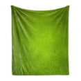 thumbnail image 1 of Sage Soft Flannel Fleece Blanket, Abstract Green Background with Blurred Color Ecology Growth Woodland Soft Smooth Look, Cozy Plush for Indoor and Outdoor Use, 70" x 90", Lime Green, by Ambesonne, 1 of 5