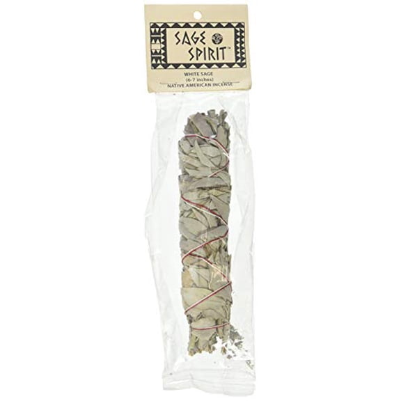Sage Spirit Smudge Wand Large White Sage 6-7 Inches Incense - 1 Ea
