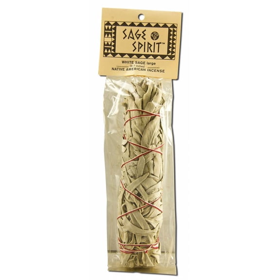 Sage Spirit Smudge Wand Large White Sage 6-7 Inches Incense - 1 Ea