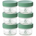 thumbnail image 1 of Sage Spoonfuls Glass Baby Food Storage Container, 4 oz, 6 pack, 1 of 5