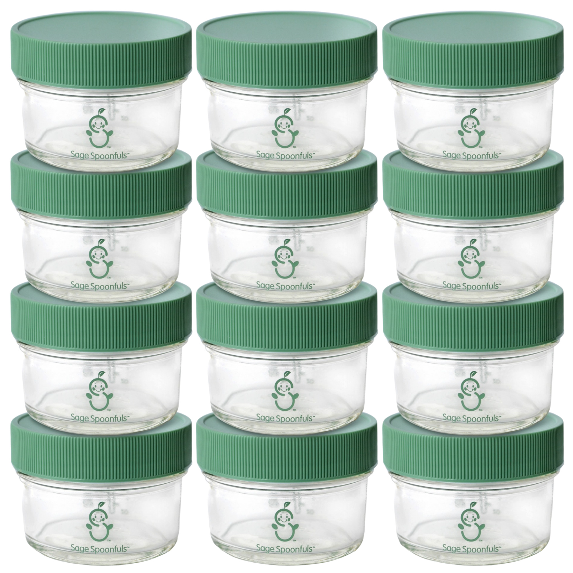 GreenCo Mini Baby Food Storage Containers, Condiment, and Sauce