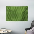 thumbnail image 1 of Sage Tapestry, Old Fashioned Pattern with Geometrical Backdrop Mandala Inspired Flowers, Wall Hanging for Bedroom Living Room Dorm Decor, 60W X 40L Inches, Fern Green Olive Green, by Ambesonne, 1 of 2