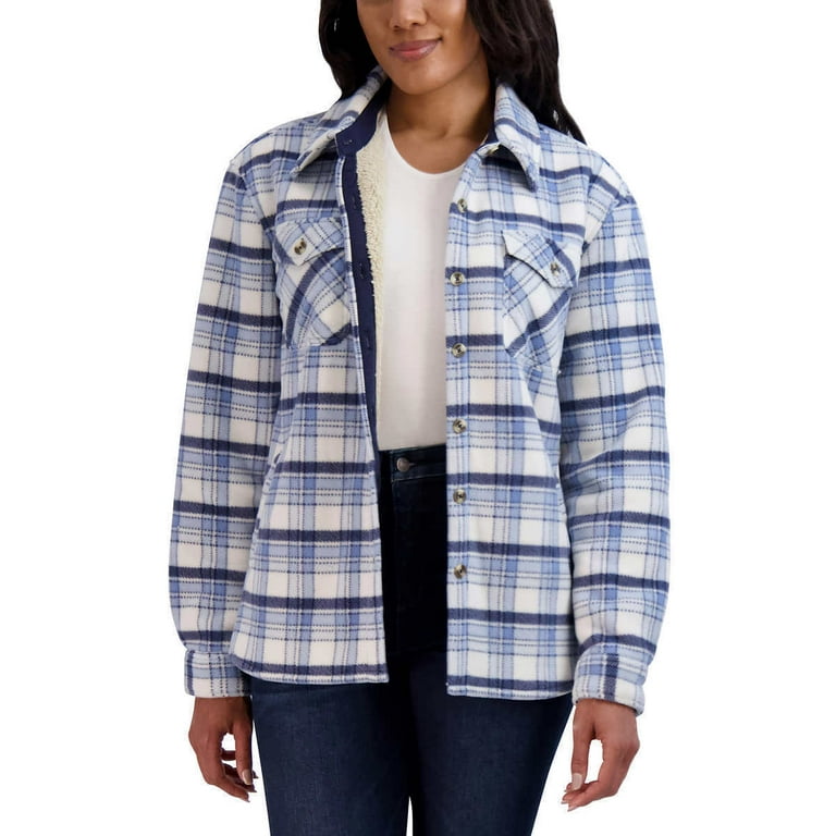 Plaid Shirt Blue Plaid Jacket Womens Wild Fable Flannel Shirt