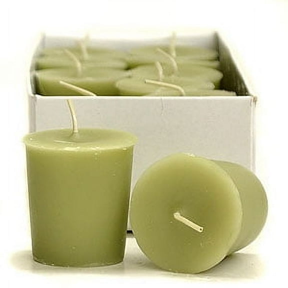 Sage and Citrus Votive Candles Votive Candles Pack: 12 per box 1.75 in. diameter x 2 in. tall