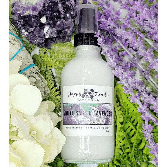 Sage and Lavender Room and Car Spray, 4 oz. | Happy Panda Home Brands