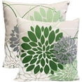 thumbnail image 1 of Sage green Decorative Throw Pillow Covers 18x18 Inch Pillow Covers for Couch Living Room Bedroom Outdoor,Modern Sofa Throw Pillow Cover,Farmhouse Geometric Floral Linen Square Pillow Case,Set of 2, 1 of 6