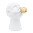 thumbnail image 1 of Sagebrook Home 12" Bubble Gum Man, White, 1 of 7