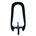 thumbnail image 1 of Decorative Glass Lantern Candle Holder with Wood Handle - Stylish Pillar Candlestick Holder for Table Centerpiece or Living Room Decor - Versatile Home Decor Accent for Indoor or Outdoor - 15", Black, 1 of 3